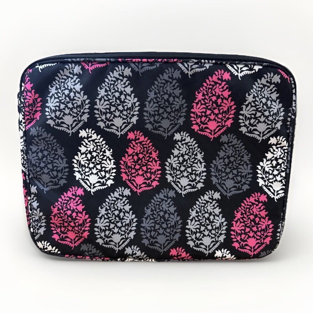 Vera Bradley Quilted Laptop Tablet Travel Case Bag - Northern Lights - 13.5x10